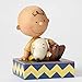 Jim Shore Peanuts Happiness is Snuggling Charlie Brown Snoopy Figurine 4049397