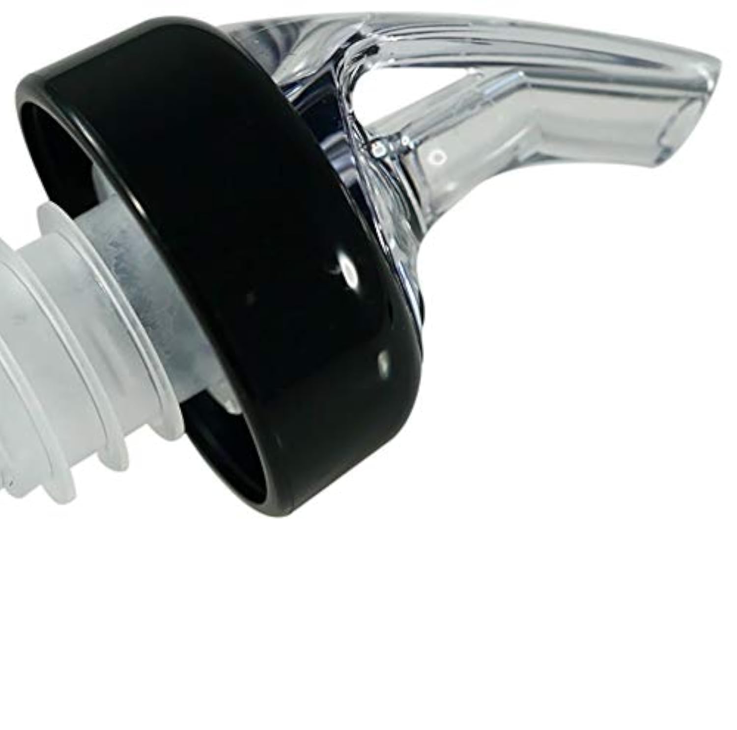 AmeriPour - Measured Pourer - Liquor Bottle Pourers - Collared -(10pk) Made 100% In The USA. Bar Spouts That Don't Leak - No Cracks, Just A Perfect Cocktail Pour Everytime. Great for Wine Too! (2oz)