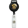 Harry Potter Ilustrated Hogwart's Crest Lanyard Retractable Reel Badge ID Card Holder