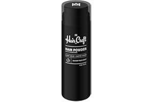 Hair Craft Co. Hair Powder 1oz – Matte Finish + Light Hold + Dry Look/Feel – Added Volume, Texture, & Thickness - Men's Lightweight Root Lifting Powder (Shaker Bottle) – For Thin/Short Hair - Scented