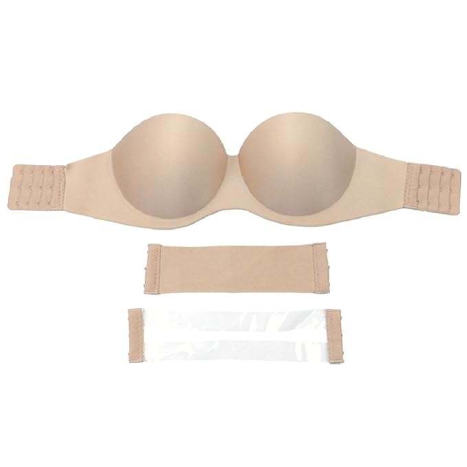 Luoem Strapless Bra Underwire Bra Padded Underwire For