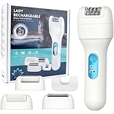 Electric Razor for Women, Cordless 7 in 1 Womens Shaver, Painless Shaver for Legs Underarms Eyebrow Face Nose Foot and Bikini Line Razor, Gentle Hair Removal Razor for Full Body Groomer