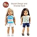 Bili 18 Inch Doll Clothes, 7 Outfit Doll Accessories Compatible with 18 Inch American Girl Doll, My Life Doll, Our Generation Doll in Xmas