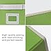 StorageWorks Storage Cube Box, Fabric Storage Bin By, Green, Medium, 6-Pack, 10.6x10.6x11.0 inches