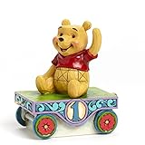 Department 56 Disney Traditions by Jim Shore Winnie the Pooh Baby Birthday Train Age 1 Stone Resin Figurine, 3.5”