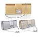 Ladies' Designer Pleated Satin Evening Bags for Women Formal Clutch Purse Stone Evening Handbag (beige)