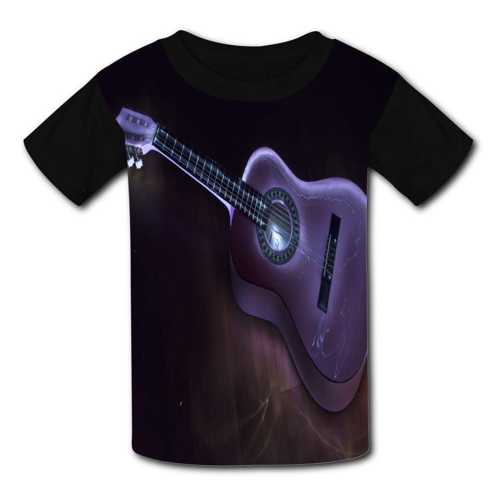 Guitar Soul Child Short Sleeve Fashion T-Shirt of Boys and Girls