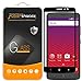 Supershieldz (2 Pack) Designed for ZTE Max XL Tempered Glass Screen Protector, (Full Screen Coverage) Anti Scratch, Bubble Free (Black)