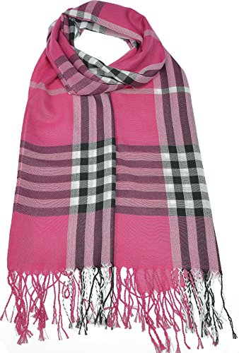 Hand by hand aprileo women s plaid scarf checkered clas…