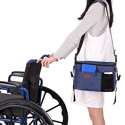 Wheelchair Bag for Back of Chair, Walker Bags for Drive Walker Travel