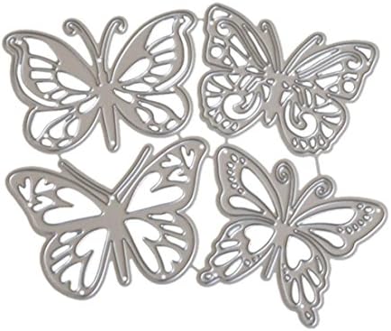 Wakeu Butterfly Metal Cutting Dies DIY Paper Scrapbooking Embossing (01/11.6x10.2CM)