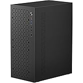 JOYJOM Micro ATX Case: MATX Desktop Computer Case with USB3.0, Support 3.5'' HDD (Black)