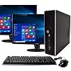 HP Elite Desktop Computer, Intel Core i5 3.2 GHz, 8 GB RAM, 500 GB HDD, Keyboard & Mouse, Wi-Fi, Dual 19 LCD Monitors…