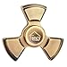 Fancy Home Anti-Anxiety Quiet Tri Fidget Hand Spinner EDC Toy for Relief from ADD ADHD, Anxiety and Boredom,Ceramic Bearing Last 5-8 Minutes Glow in The Dark Retro Bronze
