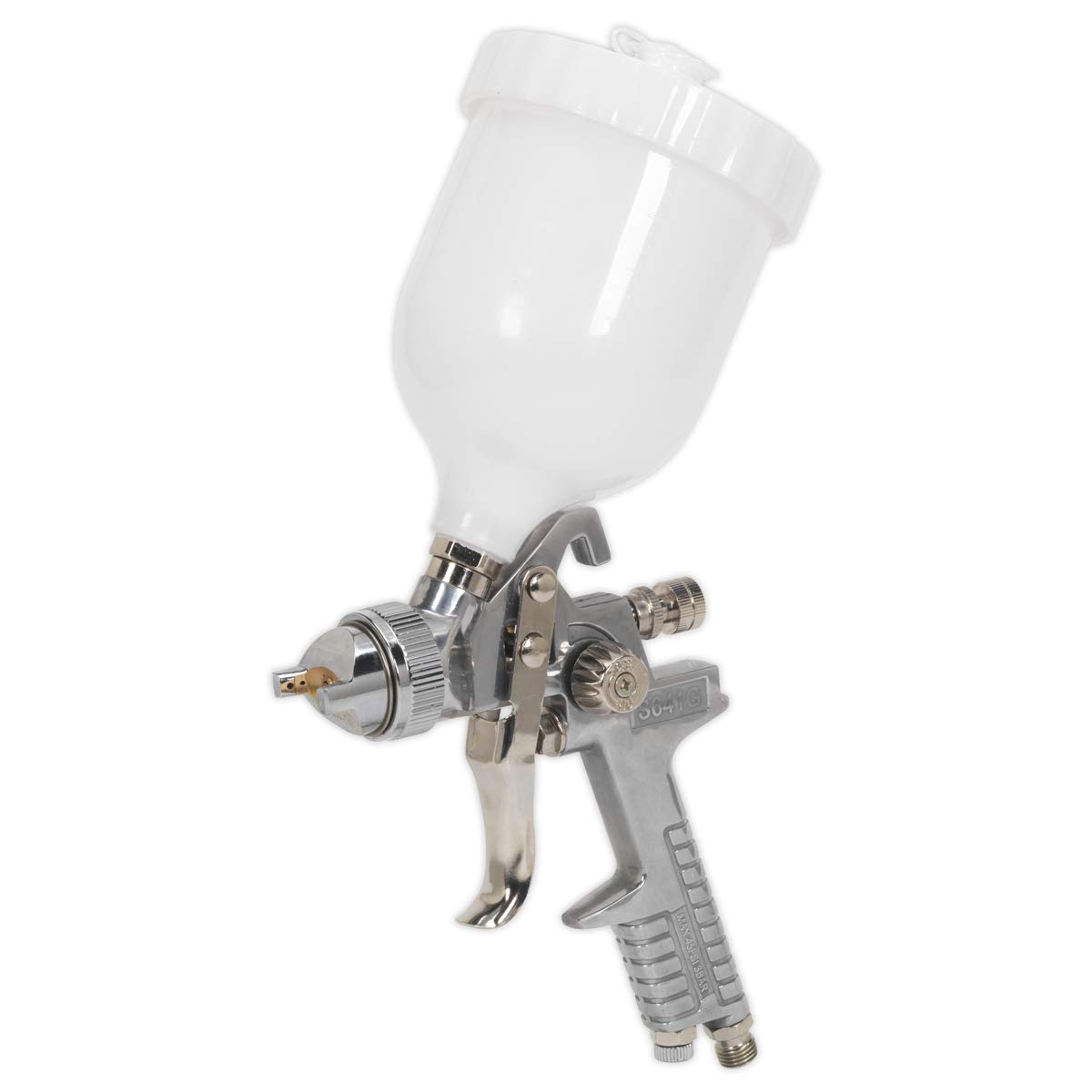 Sealey S641G Spray Gun Gravity Feed 1.4Mm Set-Up