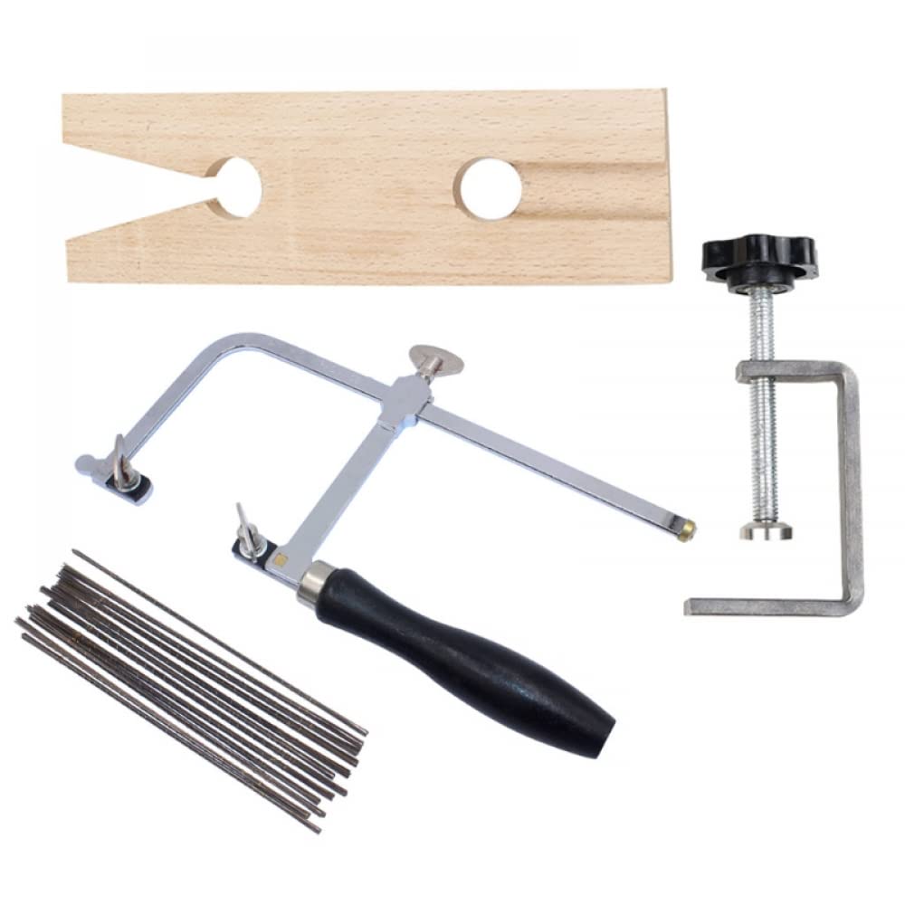 Jeweler's Saw Frame Adjustable with 144 Blades