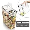Large-Cereal-Dry-Food-Storage-Containers-Wildone-5-Pieces-Airtight-Cereal-Storage-Containers-for-Sugar-Flour-Snack-Baking-Supplies-Leak-proof-with-Black-Locking-Lids-4L-1353oz Large Cereal & Dry Food Storage Containers - Wildone 5 Pieces Airtight Cereal Storage Containers for Sugar, Flour, Snack…