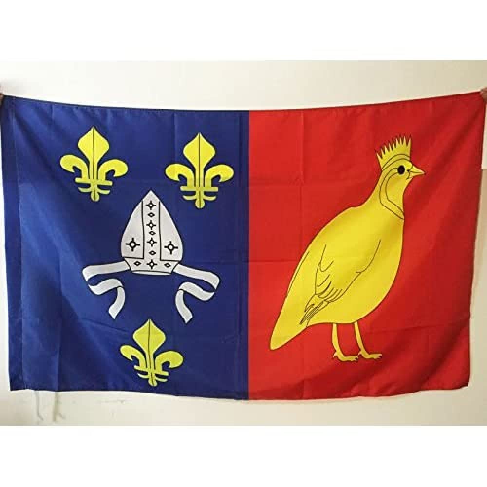 AZ FLAG - Charente Maritime Flag - 2x3 Ft - French department Banner with Sleeve - 100% Polyester - Fade Resistant - Vivid Colors - 2' x 3' Feet - 90x60 Cm