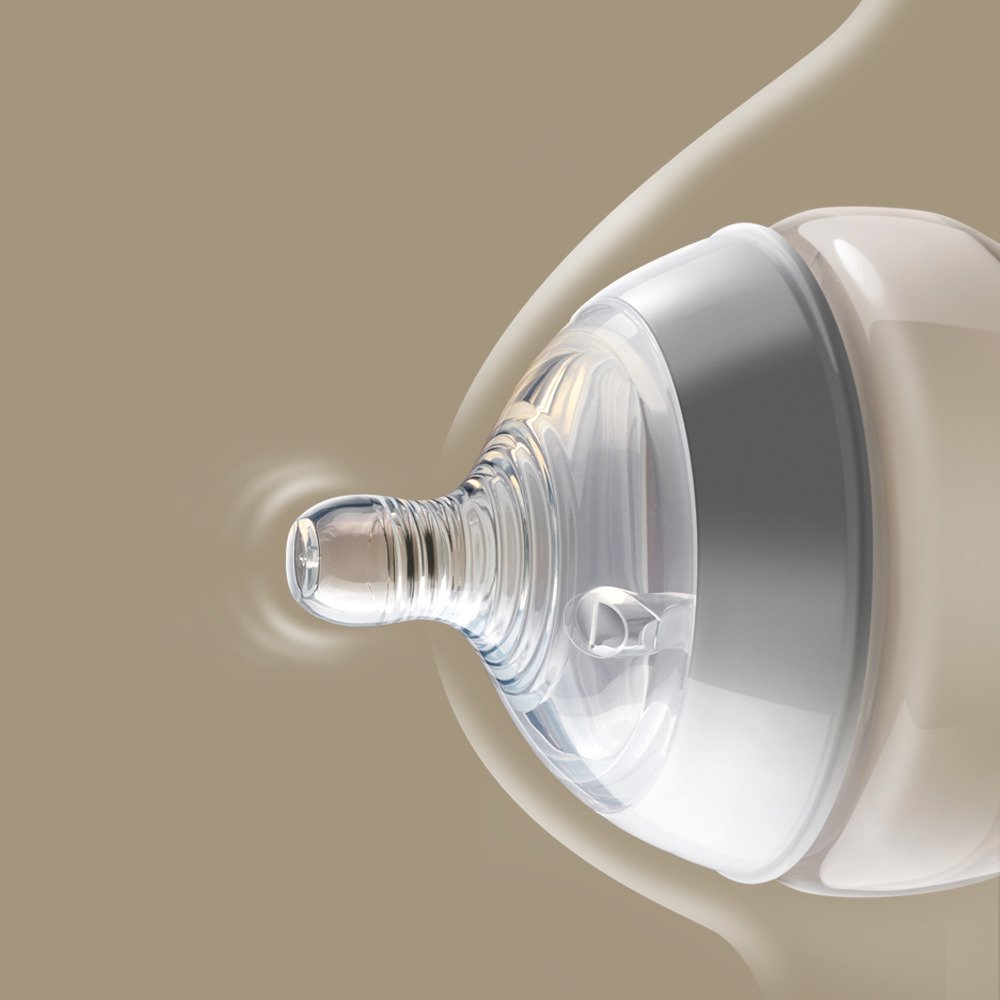 Tommee Tippee Closer to Nature Baby Bottle, Anti-Colic, Breast-like Nipple, BPA-Free - Extra Slow Flow, 5 Ounce (4 Count), Translucent (522568) : Baby
