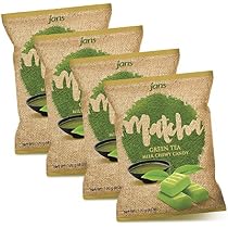 Amazon.com : Jans Milk Chewy Candy (Matcha, 4 x 4 oz) : Grocery ...