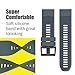 ANCOOL for Fenix 7X/Fenix 6X/Fenix 5X/Fenix 8 51mm Watch Band 26mm Quickfit Bands Compatible with Fenix 6X Pro/7X Pro/5X Plus/3/Descent MK 2/2i/MK 3 51mm Smartwatch(Slate)