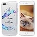 iPhone 7 Plus Case (5.5 inch) - 6 Pcs Shock-absorption Soft TPU Rubber Skin Bumper Case Transparent Crystal Clear Cute Colorful Print Patterns Ultra Thin Slim Protective Cover by Badalink - Group 1