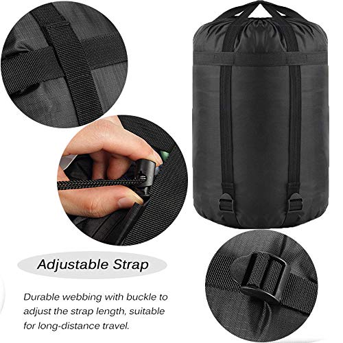image for Borogo Compression Stuff Sack, 45L Sleeping Bags Storage Stuff Sack Or