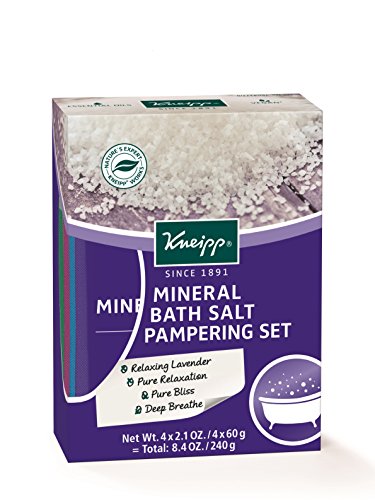 Kneipp Mineral Bath Salt Pampering Set, 4 pack
