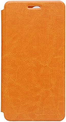 Easbuy Flip PU Cover Case Phone for Cubot H1 5.5 Inch 4G Unlocked Android 5.1 4G Smartphone (Orange)