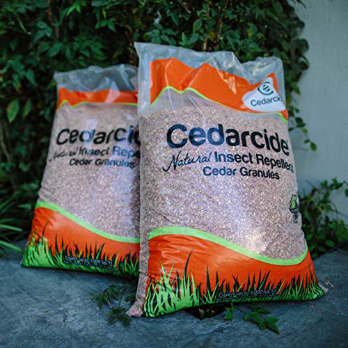 Cedarcide Granules (2 Bags) Insect Repelling Cedar Mulch Granules