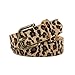 Radmire Womens Leopard Print Leather Belt for Jeans Pants Ladies Casual Waist Belt for Dresses