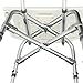 OMECAL 450LBS Heavy Duty Shower Bath Chair with Backrest,Upgraded Aluminum Alloy Non-Slip Adjustable Height, Medical Safety Seat Stool Seat