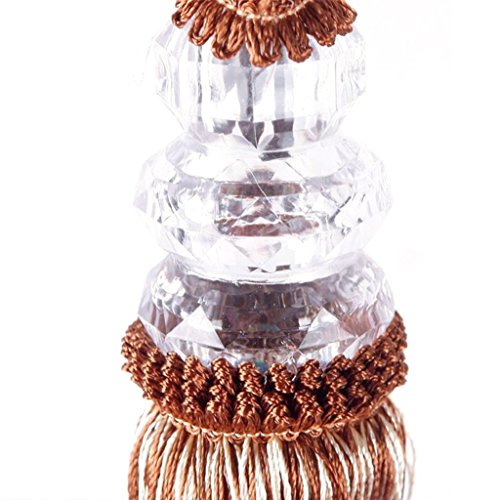 TRENTON 1 Pair Window Curtain Fringe Tie Drape Tassel Rope Holdback Tieback Home Decor