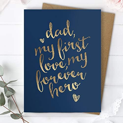 Love You Dad Gifts, Fathers Day Card from Daughter, Wedding Father of The Bride Card, Unique Father's Day Cards