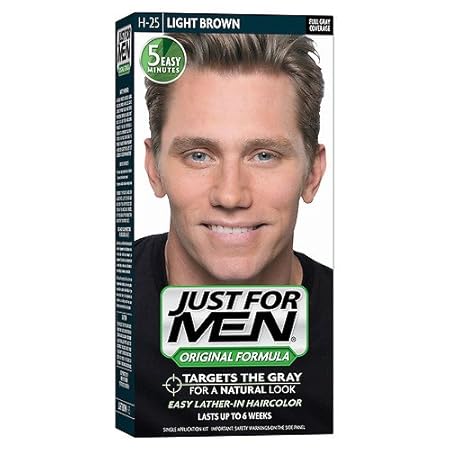 Amazon Com Just For Men Shampoo In Haircolor Light Brown 25