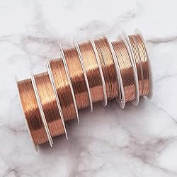 INSPIRELLE 8 Packs Copper Wire Mixed Sizes Craft