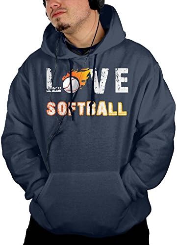 Love Softball Sweatshirts For Men X-Large