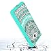 Galaxy J3 Case,Galaxy j3V J3 V/J3 6 /Sky/Amp Prime/Express Prime/Sol Case Clear,AnoKe Mandala Slim Fit Protective Cell Phone Cases Cover with Screen Protector for Girls Women Kids J3 2016 Mint