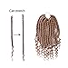 Silike 12 Spring Senegalese Twist Crochet Hair For Beauty (12 Roots Per Piece,3 Pieces) Curly End Crochet Braids For Women (U4)