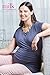 Milk Nursingwear Side-Shirred Nursing Top in Short Sleeves