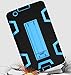 LG G Pad F 8.0/G Pad II 8.0 Case, [Kickstand] 3 in 1 Hybrid Shockproof Impact Resistant Armor Defender Protection Cover for LG G PAD F 8.0 [ V495 / V496 / UK495] & G Pad 2 8.0[V498] (black+blue)