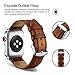 Benuo Leather Band for Apple Watch 44mm 42mm, [Vintage Series] Premium Genuine Leather Strap for Apple Watch Series 4/ 3/ 2/ 1/Edition/Sport, Classic Replacement with Secure Buckle