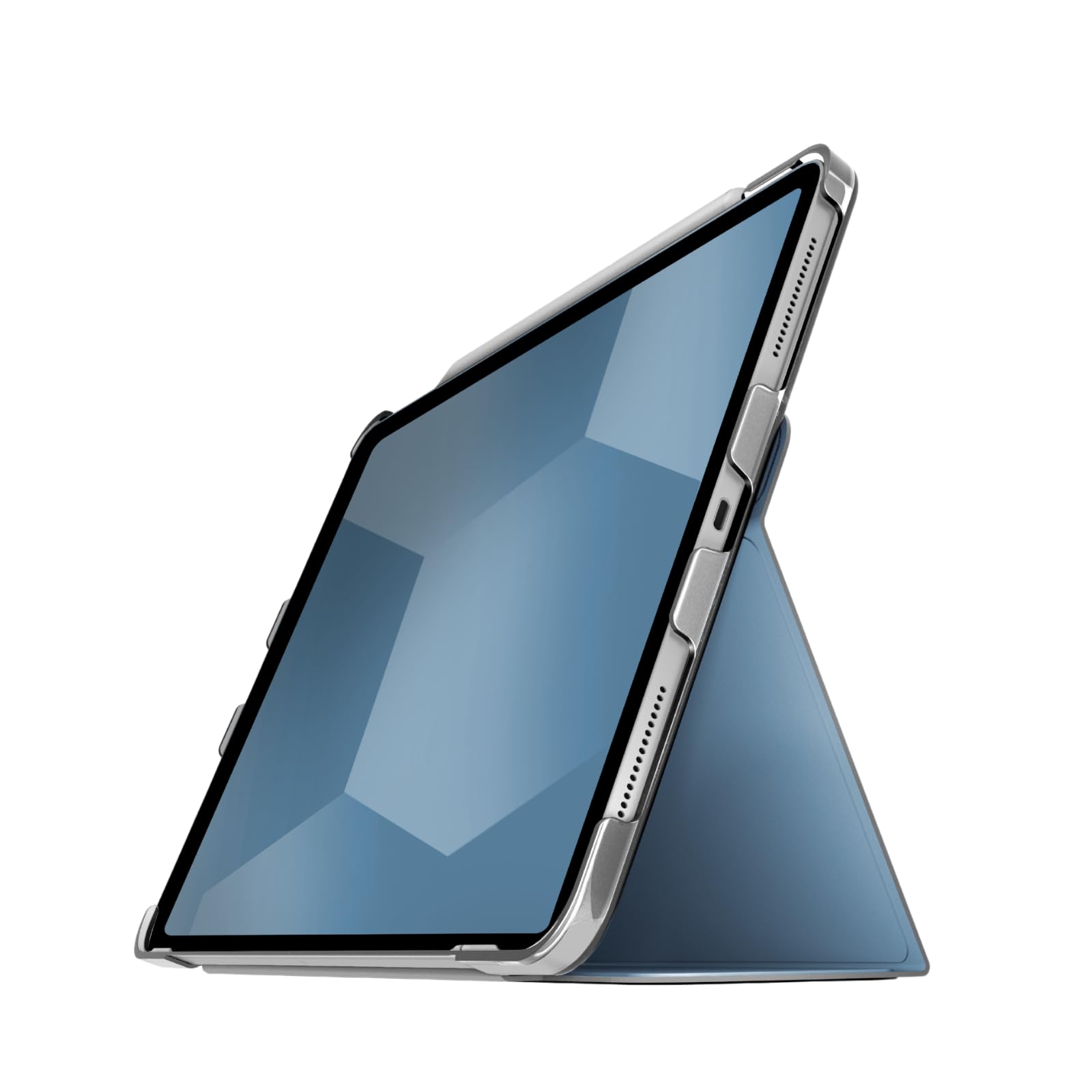 STM Studio for iPad Air 11-inch M2 6th Gen 2024 (5th/4th Gen) & iPad Pro 11 Inch (4th/3rd/2nd/1st Gen) - Lightweight Protective Case w/Apple Pencil Holder - Blue