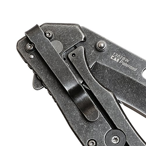 Kershaw Lifter (1302BW); Tactical Tanto Pocket Knife with 3.5 Inch