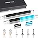 Stylus Pens for Touch Screens Stylus for iPad Stylus Pen for Tablet (Jet Black+Arctic Blue)
