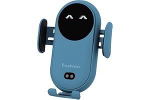 Aendern Wireless Car Charger Mount,MAX 15W Qi Fast Charger, Wireless Car Charger Air Vent, Automatic Clamping Phone Holder for iPhone 13/12/11//XS/XR/8, Samsung S22/S21/S20/Note 20, etc (Blue)