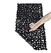 NTTR Non Slip Bath Mat Tub Mat Pebbles Bathtub Mat Anti Slip Shower Mat(Clear Black,16 W x 35 L Inches)