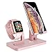 Apple Watch Stand, Cell Phone Stand, iPhone XS Max XS X XR 8 7 Plus Stand, BENTOBEN NightStand Mode iWatch Stand iPhone Dock iPad Mini Charging Station for iWatch Series 3 2 1 38mm 42mm - Rose Gold primary