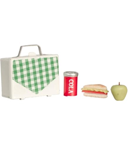 Miniatur Japanische Bento-Box 3-stöckig – 1/12 Maßstab Für Puppenhäuser, Aus Metall, Perfekt Als Küchen-Deko