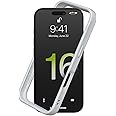 RhinoShield Bumper Case Compatible with [iPhone 16 Pro Max] | CrashGuard - Shock Absorbent Slim Design Protective Cover 3.5M / 11ft Drop Protection - Platinum Gray
